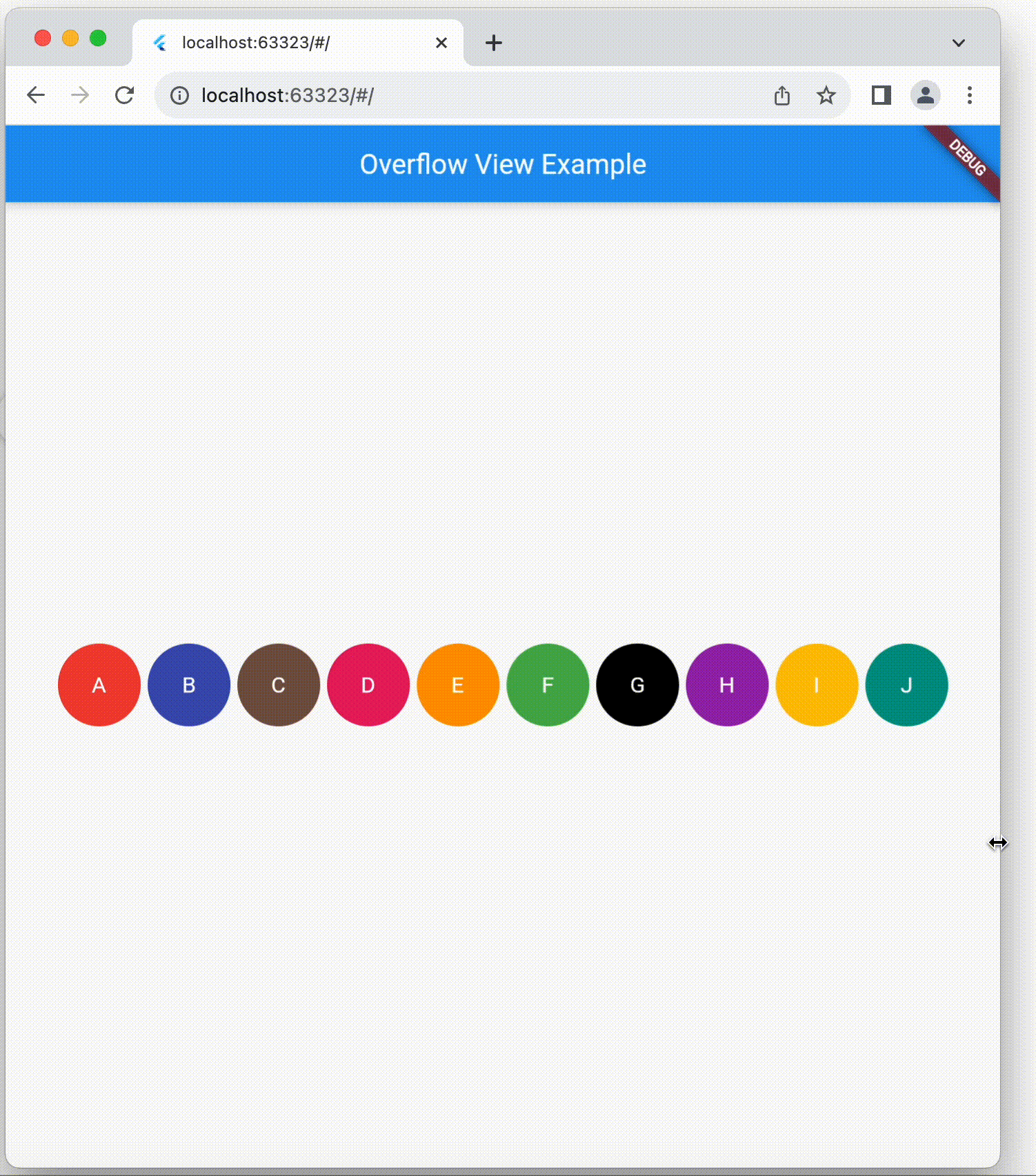horizontal overflow indicator in flutter